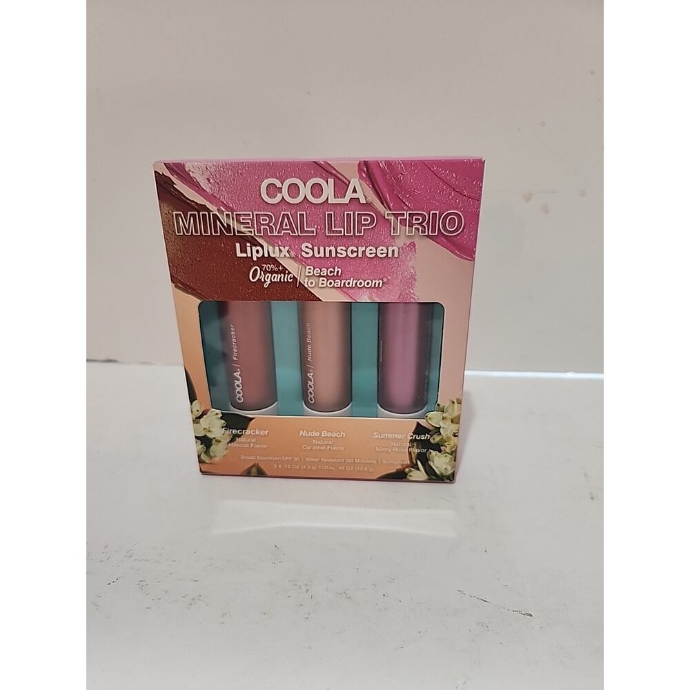 Organic Tinted Lip Balm & Mineral Sunscreen with SPF 30, Dermatologist Tested...